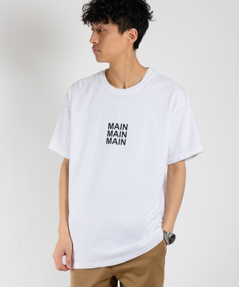 PIGMENT DYED TEE “MAIN” ■SALE■(ホワイト-1)