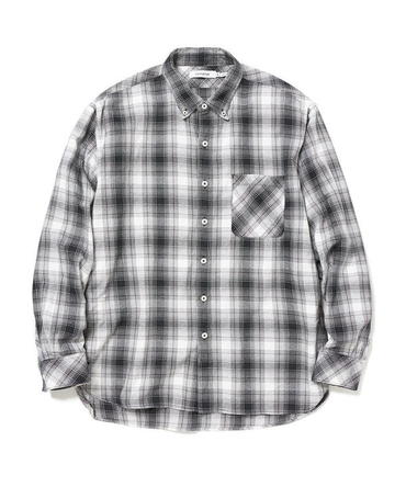 DWELLER B.D. SHIRT RELAXED FIT COTTON OMBRE PLAID 【 nonnative / ノンネイティブ 】■SALE■