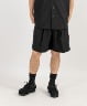 DOUBLE PLEATED CLASSIC WIDE SHORTS - ORGANIC WOOL 2/80 TROPICAL(ブラック-1)