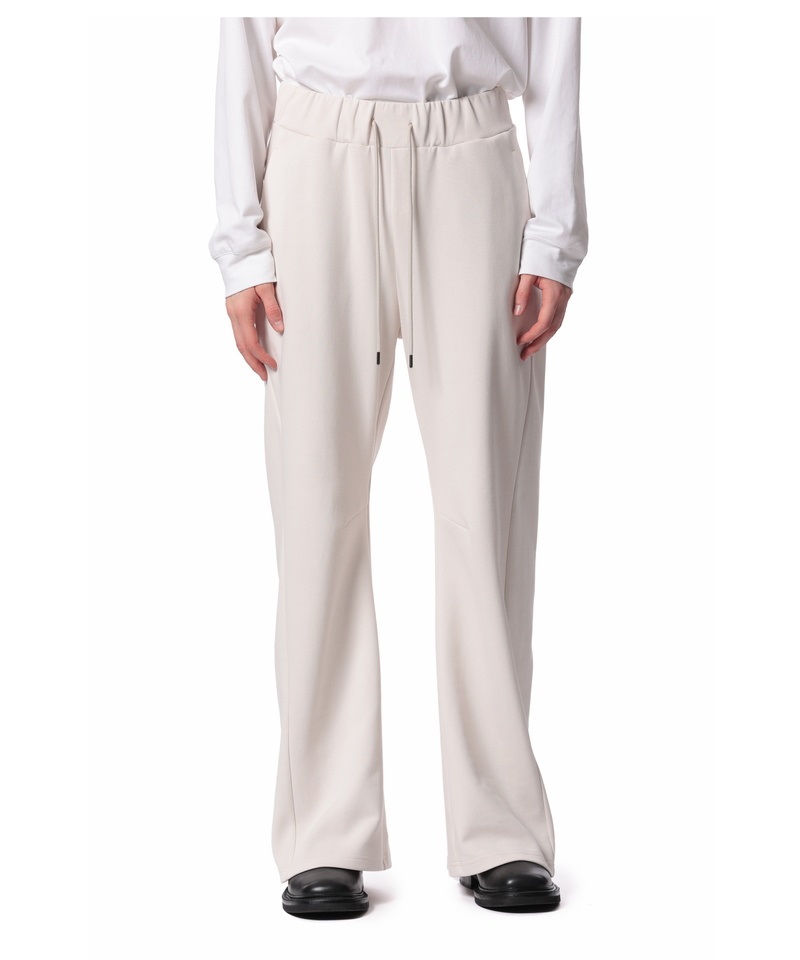 CO/PE DOUBLE KNIT THREE DIMENSIONAL WIDE PANTS(オフホワイト(850)-2)