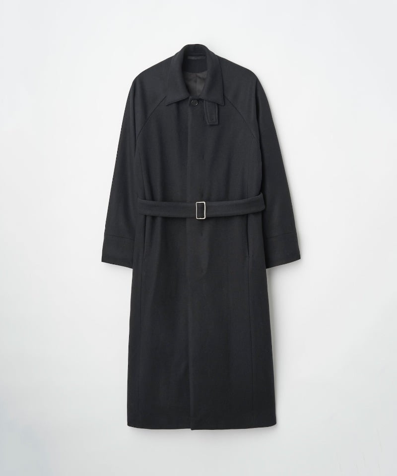 BELTED OVER COAT ■SALE■(ブラック-3)