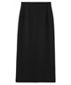 ecoジャージIラインスカート(ブラック-0)