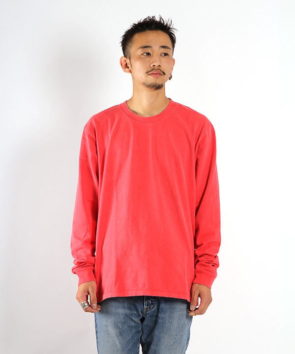 HELICAL LS TEE 【CURLY / カーリー】■SALE■(レッド-1)