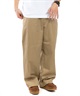 NO TUCK WIDE CHINO TROUSERS(キャメル-1)