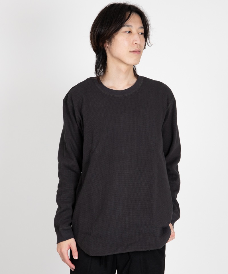 CLOUDY L/S CN TEE ■SALE■(エボニー-1)