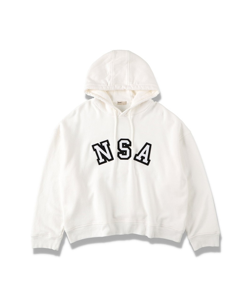 NSA HOODIE ■SALE■(ホワイト-L)