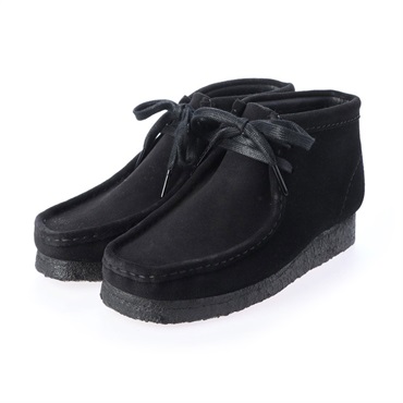 WOMENS Wallabee Boots Black Suede