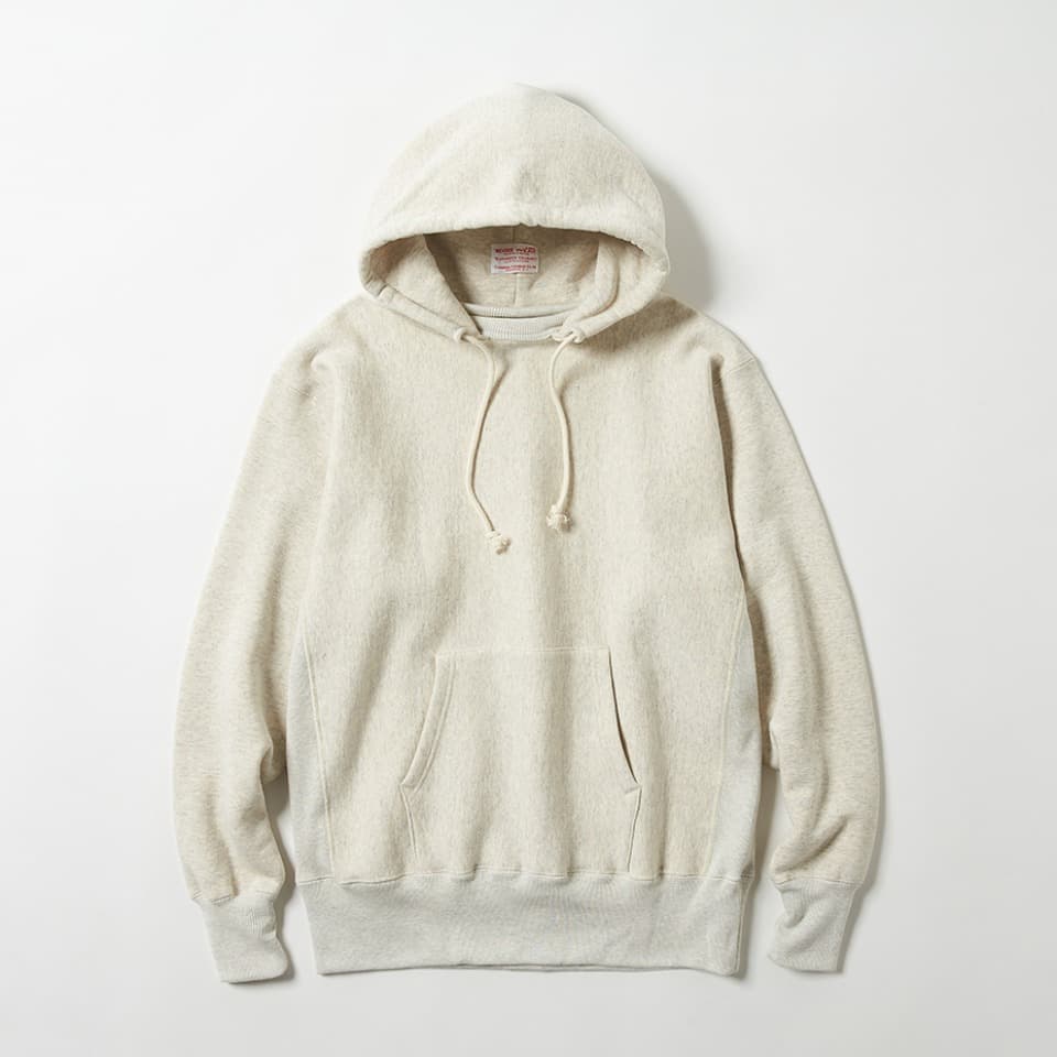 REVERSE WEAVER PULLOVER AFTER HOODED SWEAT SHIRT(グレー-L)
