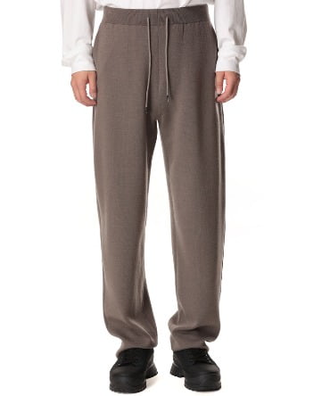 WOxPE DOUBLE FACE KNIT LOUNGE TROUSERS