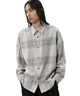 CO/SI FLANNEL CHECK OVERSIZED L/S SHIRT