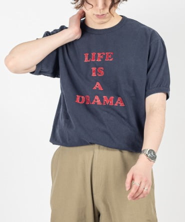 RINGER T-SHIRT LIFE IS A DRAMA