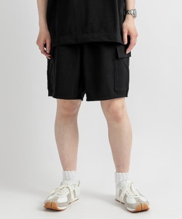 CARGO SHORTS - 20//1 RECYCLE SUVIN ORGANIAC COTTON KNIT