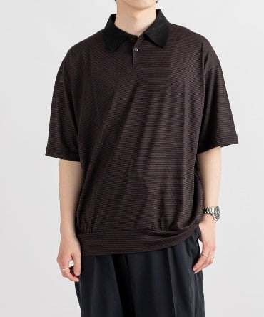 1B POLO - SUPER120s WOOL SINGLE JERSEY WASHABLE 