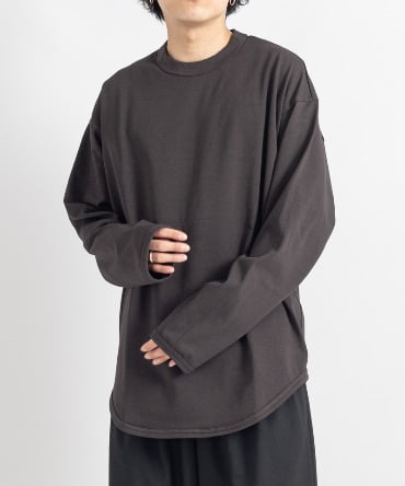 BASE BALL TEE L/S - 20//1 RECYCLE SUVIN ORGANIC COTTON KNIT