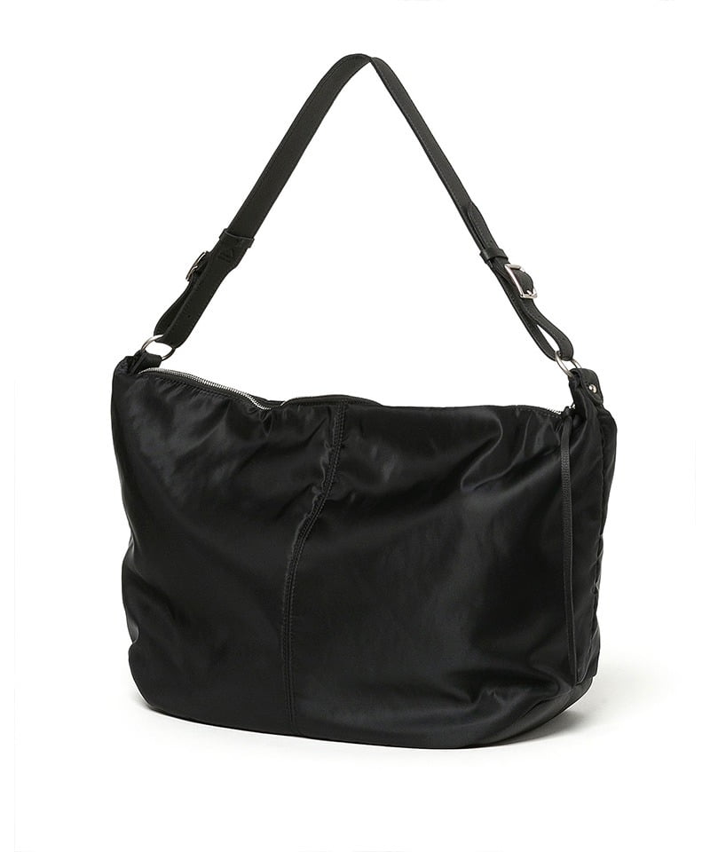 DWELLER SHOULDER BAG POLY TAFFETA WITH COW LEATHER BY ECCO ■SALE■