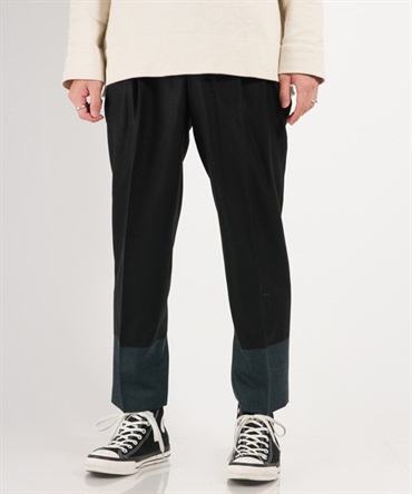 Tapered Pleated Trousers - パタゴニアンオーガニックウール ■SALE■