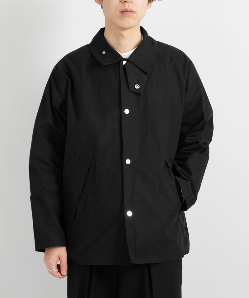 TRAVELER COAT - ORGANIC COTTON HEAVY ALL WEATHER CLOTH ■SALE■(ブラック-1)