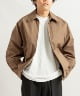 WIDE SPORTS JACKET - ORGANIC COTTON LIGHT ALL WEATHER CLOTH(モカ-1)