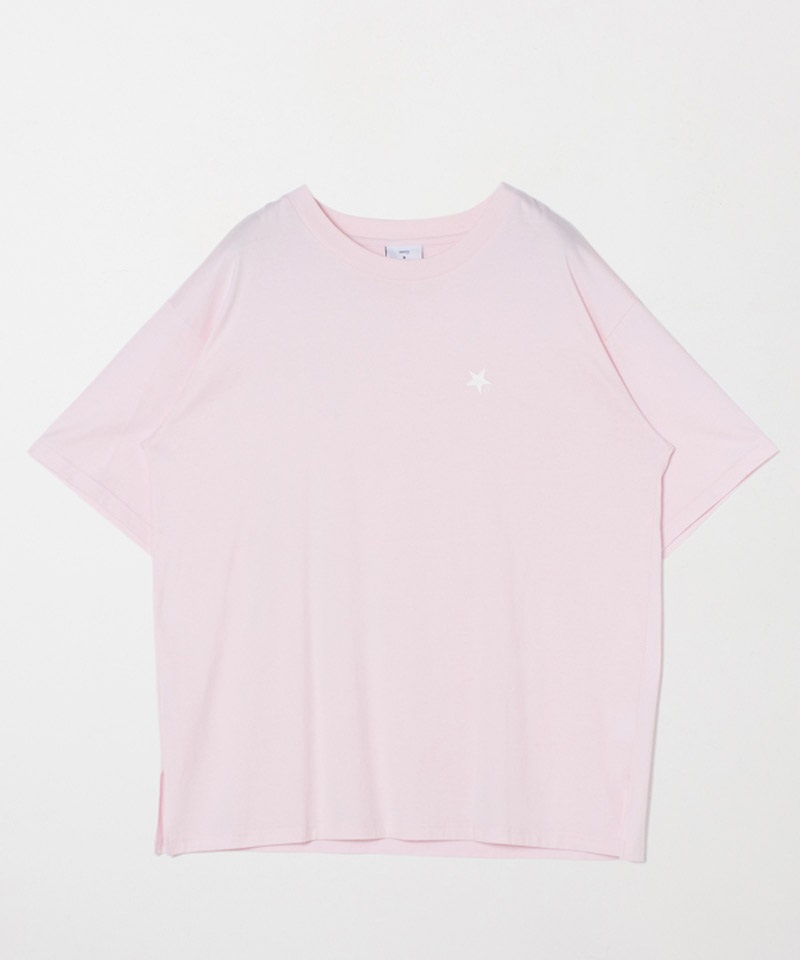 バックプリントメッセージTシャツ ■SALE■(ピンク-ﾌﾘｰ)