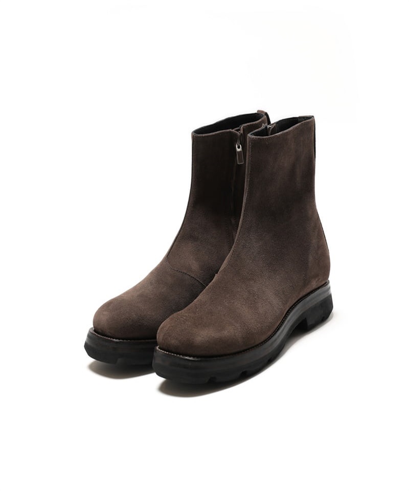 COW SUEDE LEATHER ENGINEER BOOTS ■SALE■(ブラウン-41)