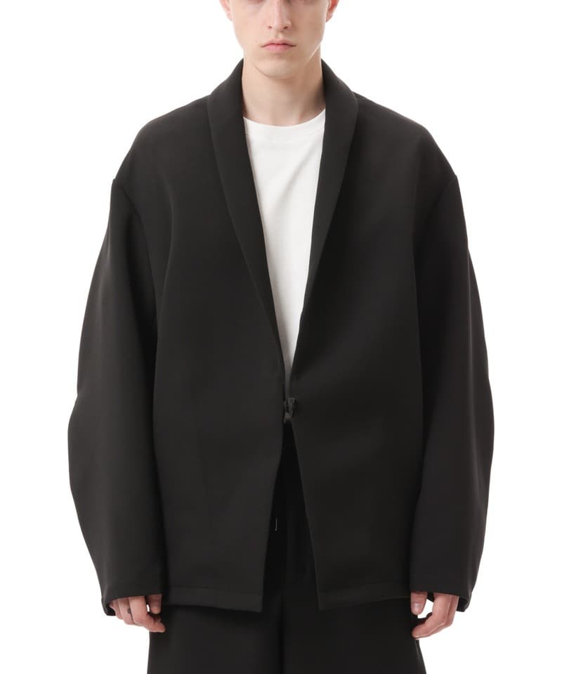 PE TRIPLE CLOTH SHAWL COLLAR JACKET■SALE■(ブラック(930)-1)