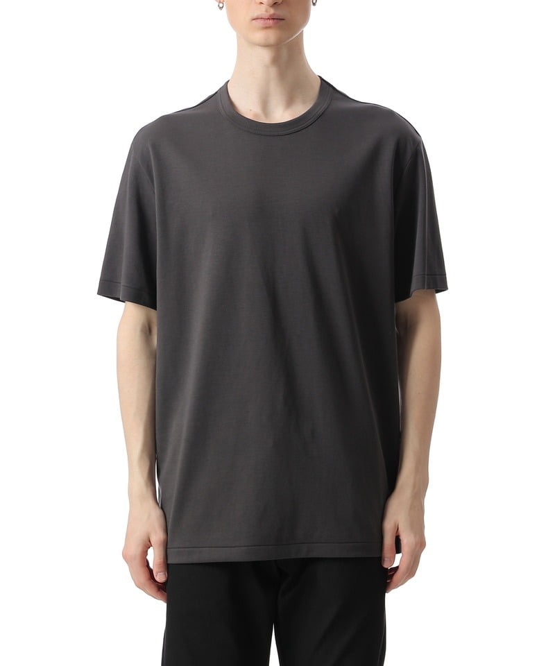 COTTON DOUBLE FACE S/S TEE ■SALE■(ダークグレー(992)-1)