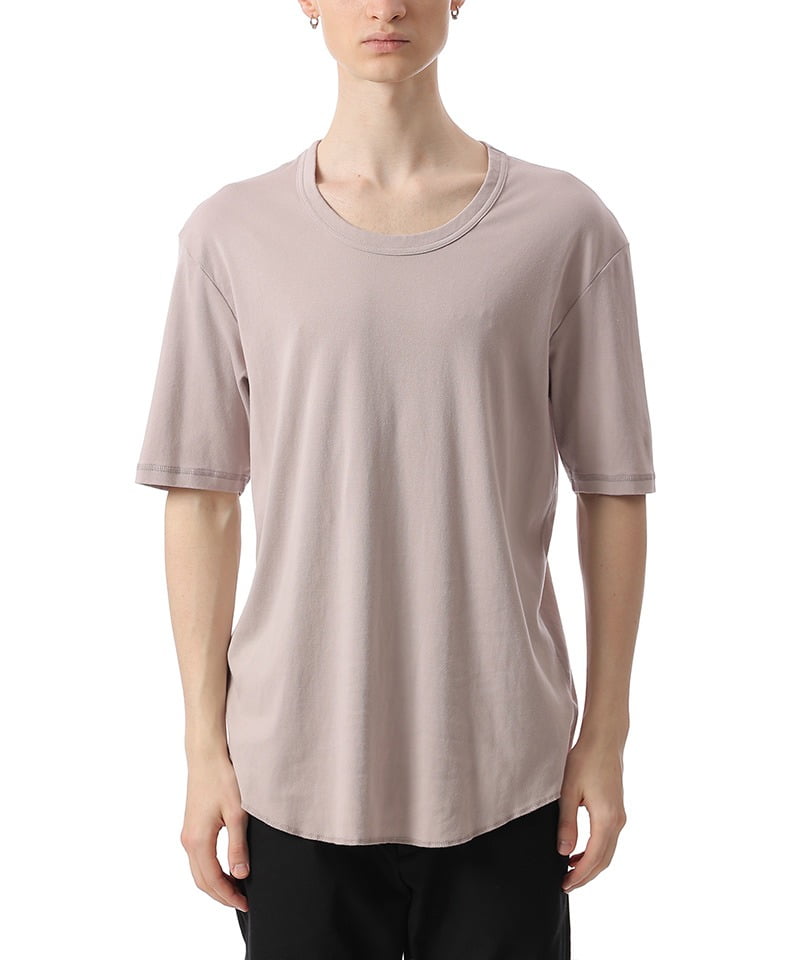 SVIN CO RIB O-NECK S/S TEE(ライトピンク(021)-1)