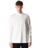 COTTON DOUBLE FACE HIGHNECK L/S TEE(ホワイト(900)-1)
