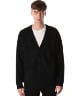 WO/NY MOHAIR x PE DOUBLE FACE KNIT CARDIGAN(ブラック(930)-2)