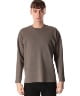 WOxPE DOUBLE FACE KNIT CREWNECK PULLOVER L/S(カーキグレー(910)-1)