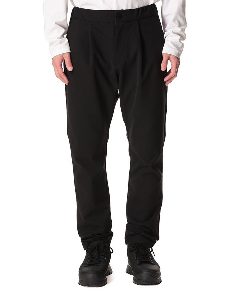 SOLOTEX DOUBLE CLOTH REGULAR FIT EASY TROUSERS(ブラック(930)-1)