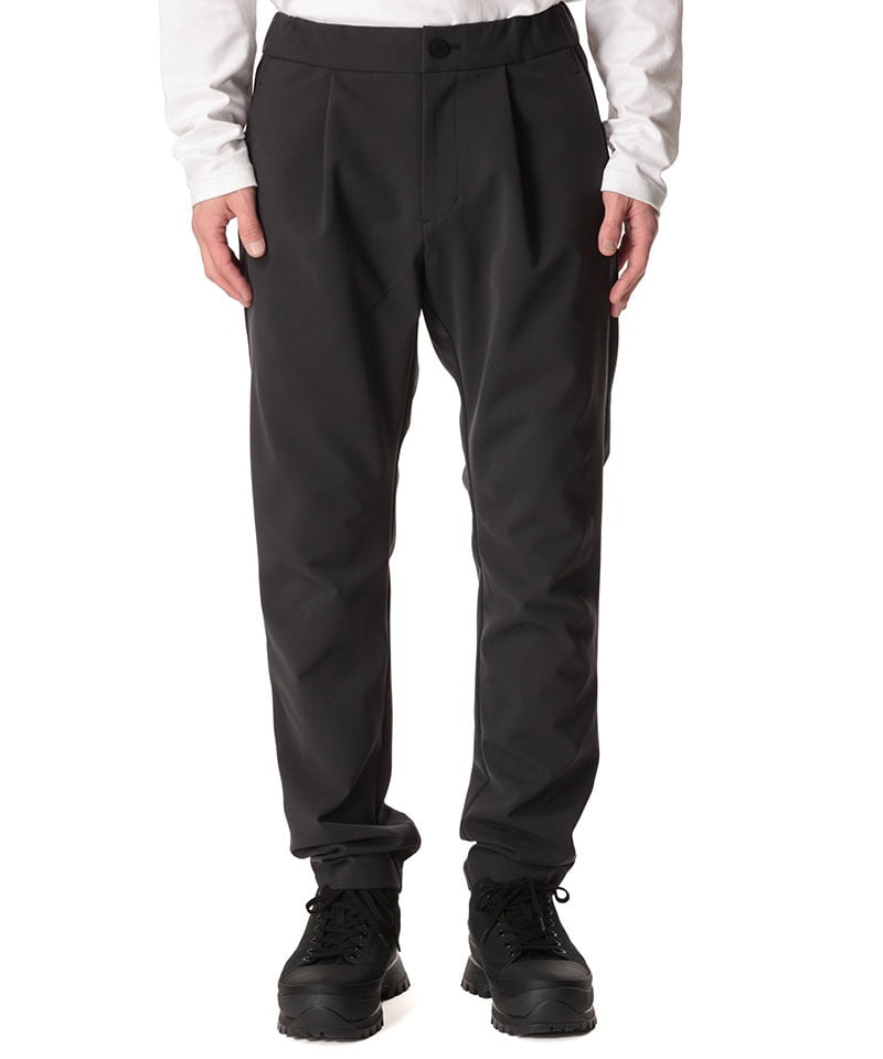 SOLOTEX DOUBLE CLOTH REGULAR FIT EASY TROUSERS(ダークグレー(922)-1)
