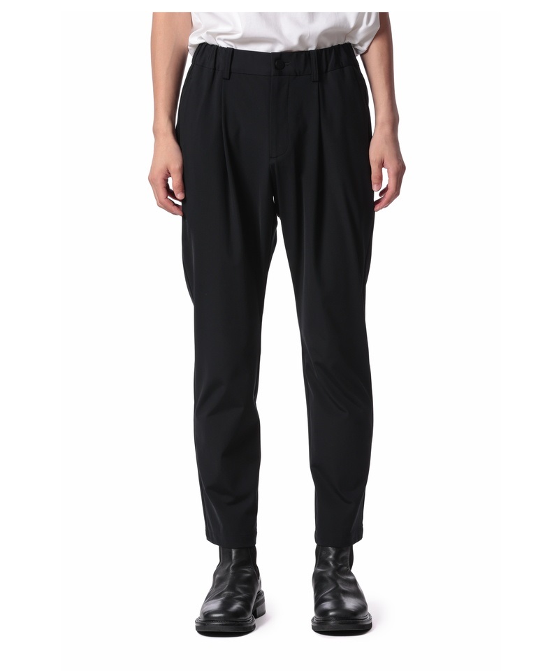 NY/CO STRETCH JERSEY REGULAR FIT EASY TROUSERS(ブラック(930)-1)