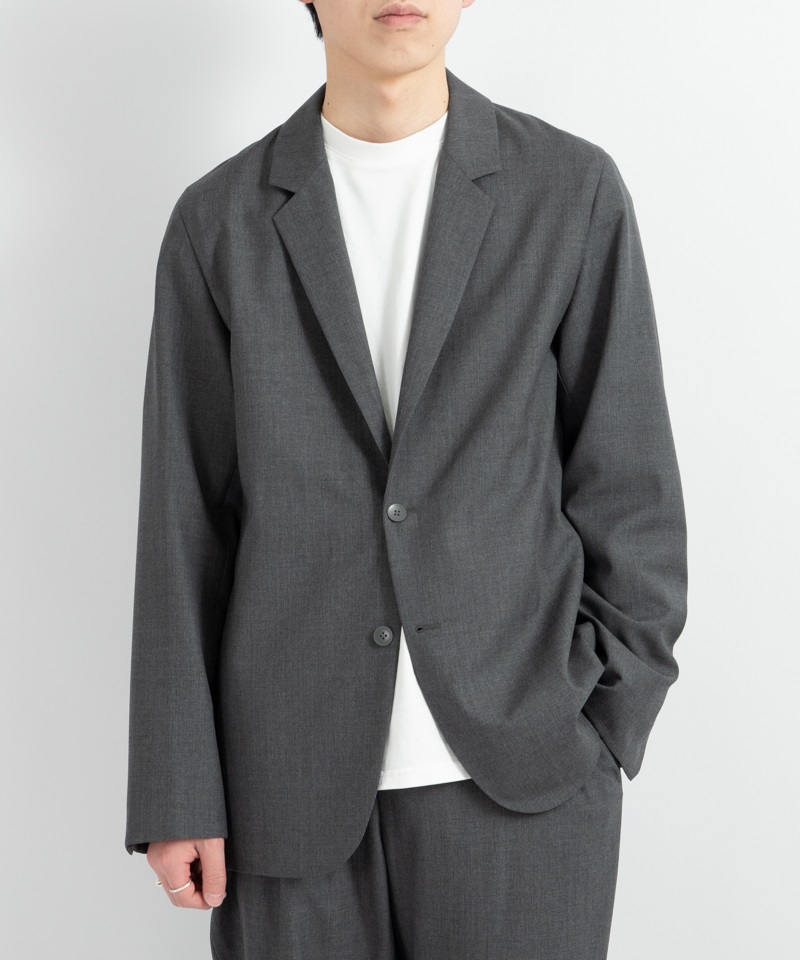 WOOL TROPICAL TAILORED JACKET ■SALE■(トップグレー-4(M))