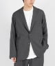 WOOL TROPICAL TAILORED JACKET(グレー-4(M))