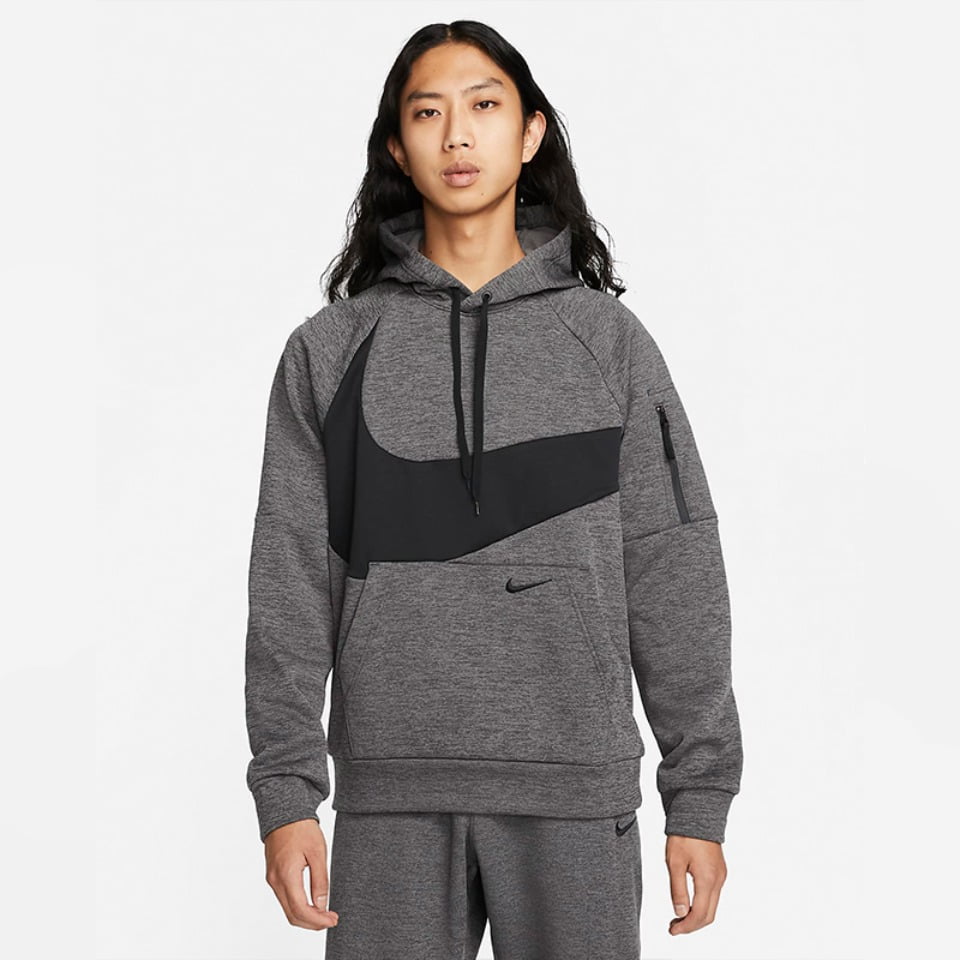NIKE THERMA-FIT PULLOVER HOODIE ■SALE■(グレー-S)