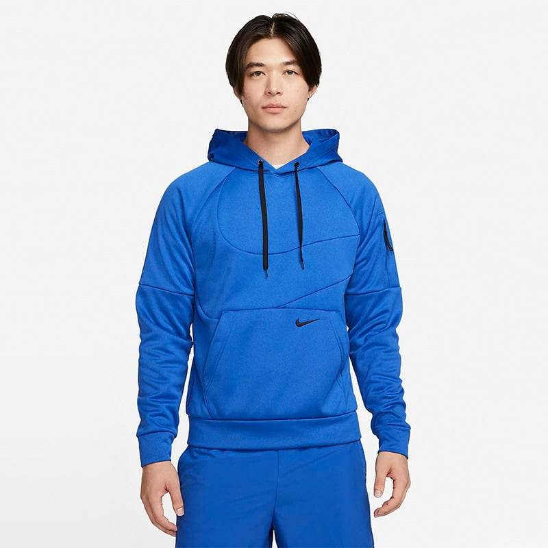 NIKE THERMA-FIT PULLOVER HOODIE ■SALE■(ブルー-S)