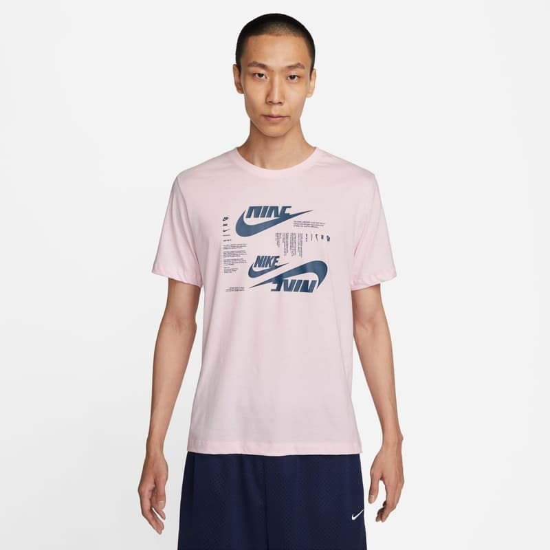 ナイキ スポーツウェア メンズ Tシャツ(ピンク-M)