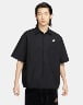 NIKE CLUB OXFORD BTTNUP S/S TOP(ブラック-S)