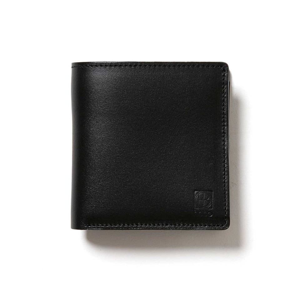 BIFOLD WALLET COW LEATHER■SALE■(ブラック-F)