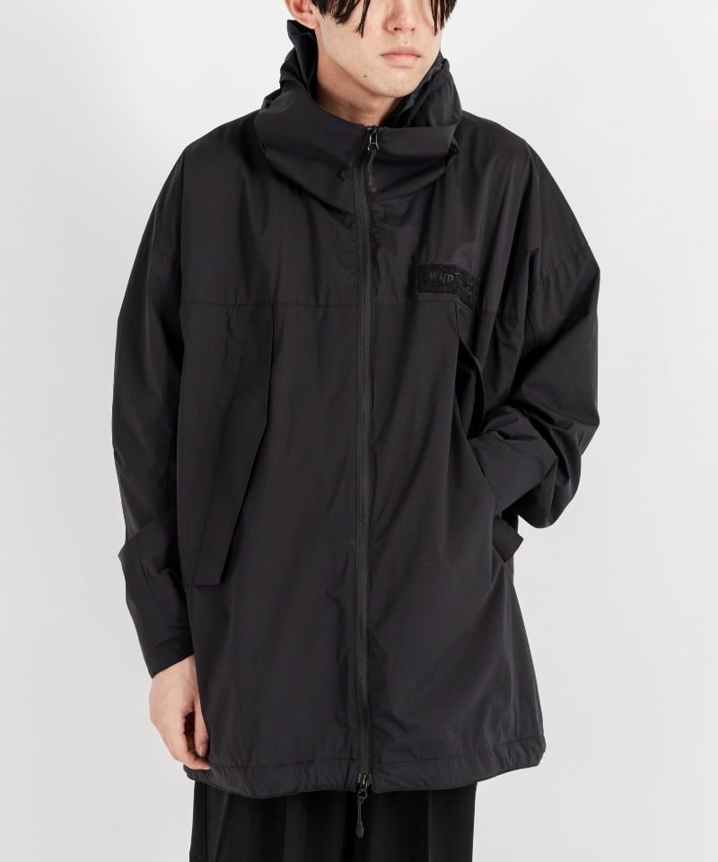 WILDTHINGS FIELD OVER COAT - PERTEX SHIELD 3LAYER NYLON RIP STOP(ブラック-1)