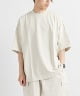 FOOTBALL TEE WIDE - 20//1 RECYCLE SUVIN ORGANIAC COTTON KNIT(オフホワイト-1)