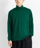 TURTLE NECK 2/72 -  WOOL SINGLE JERSEY WASHABLE(グリーン-1)