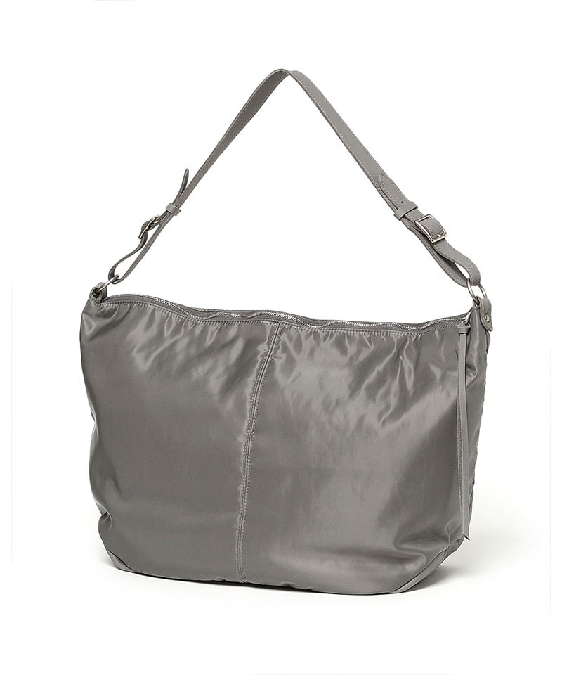 DWELLER SHOULDER BAG POLY TAFFETA WITH COW LEATHER BY ECCO ■SALE■(セメント-F)