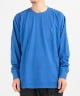 DWELLER L/S TEE COTTON JERSEY OVERDYED■SALE■(ロイヤルブルー-2)