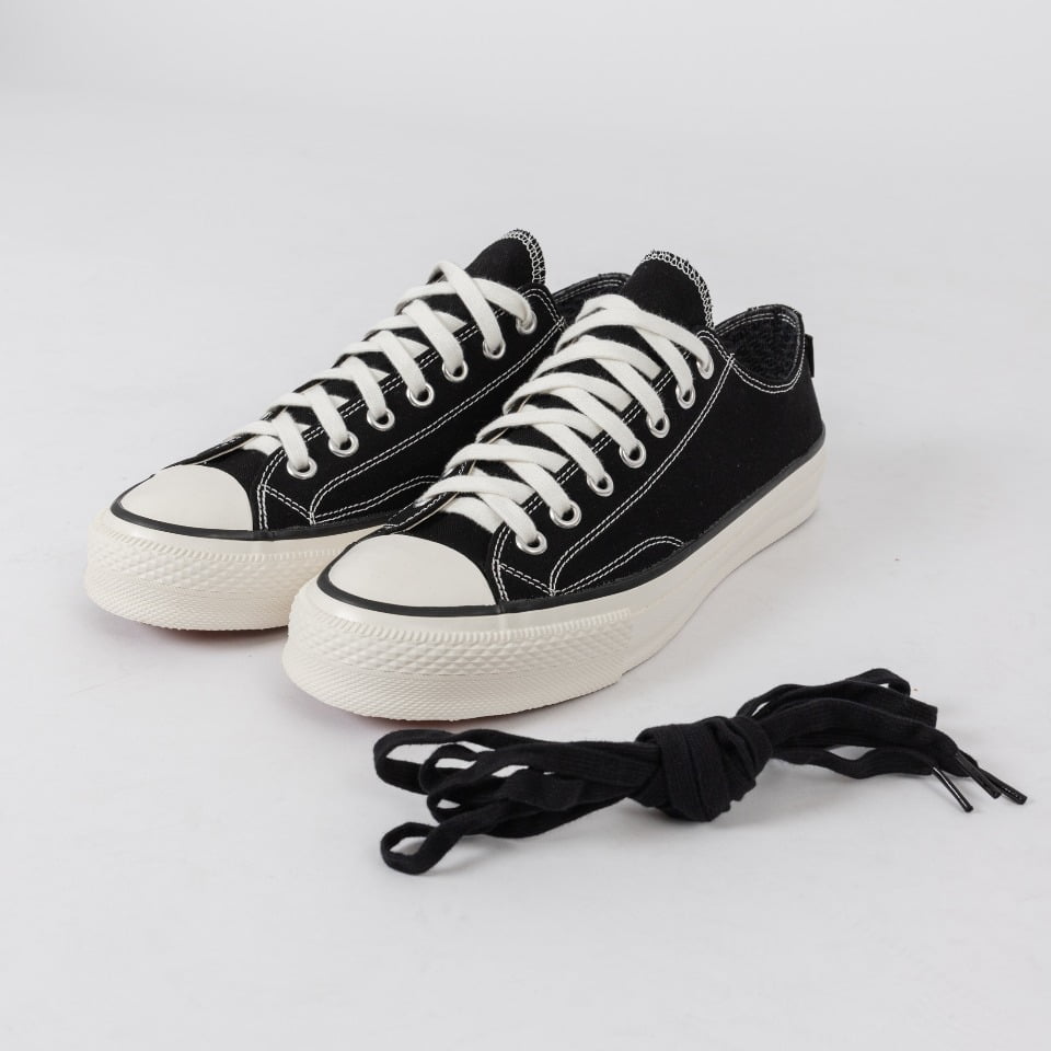 DWELLER TRAINER LOW COTTON CANVAS WITH GORE-TEX® BY SPINGLE MOVE(ブラック-2 (27.0cm))