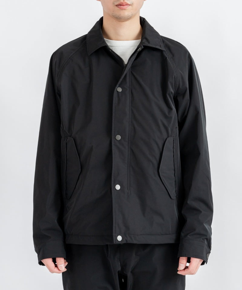 COACH JACKET POLY TWILL STRETCH DICROS SOLO WITH GORE-TEX INFINIUM ■SALE■(ブラック-1)