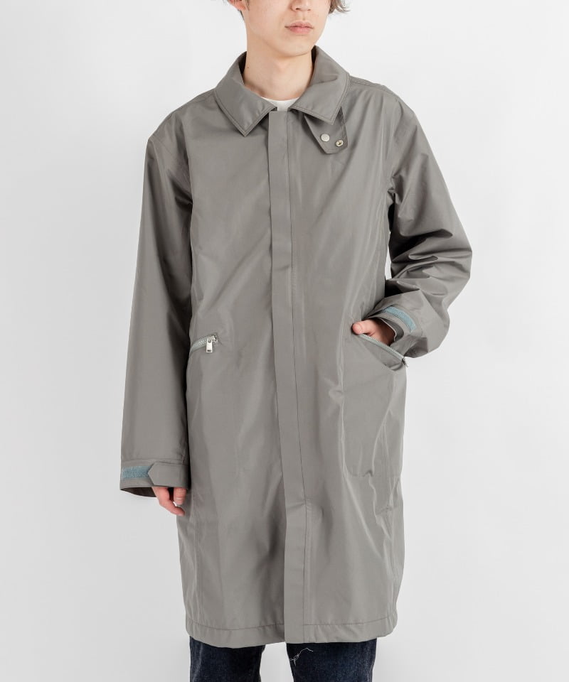 STUDENT LONG COAT POLY TAFFETA WITH GORE-TEX 2L(セメント-1)