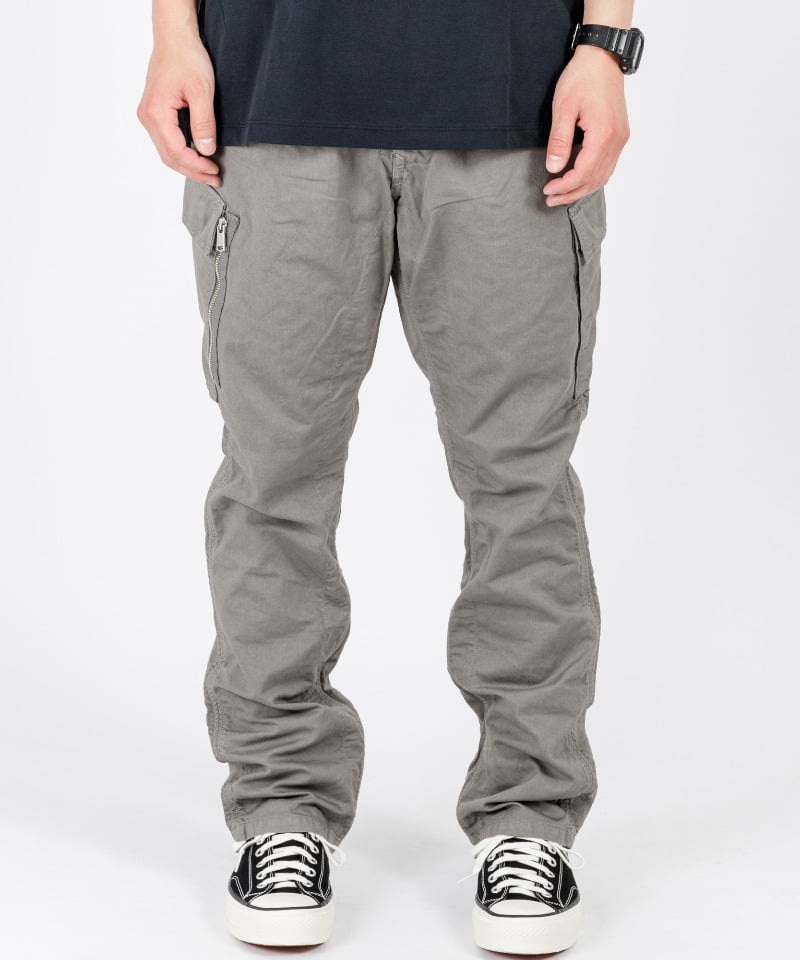 SOLDIER 6P TROUSERS COTTON GERMAN CODE CLOTH OVERDYED(セメント-0)