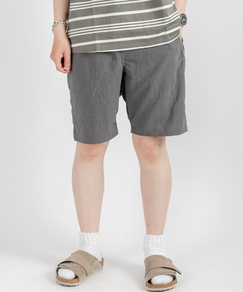 HIKER EASY SHORTS POLY WEATHER CLOTH STRETCH(セメント-1)